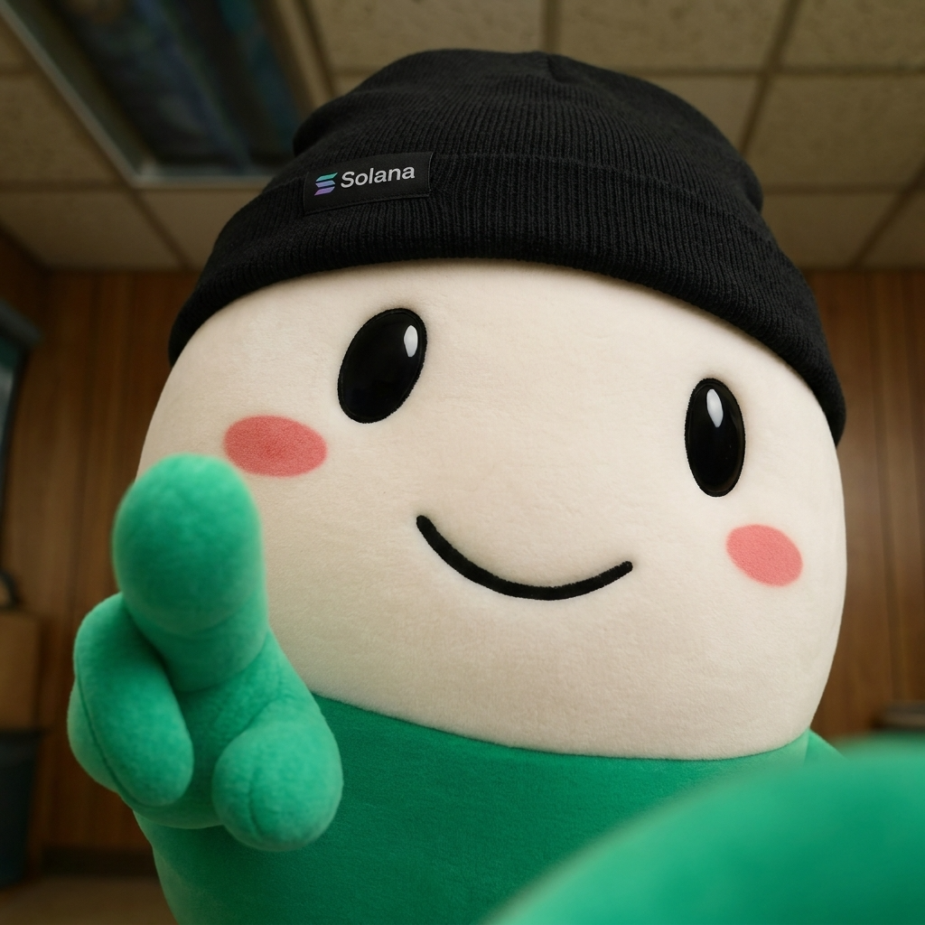 the blob in the beanie